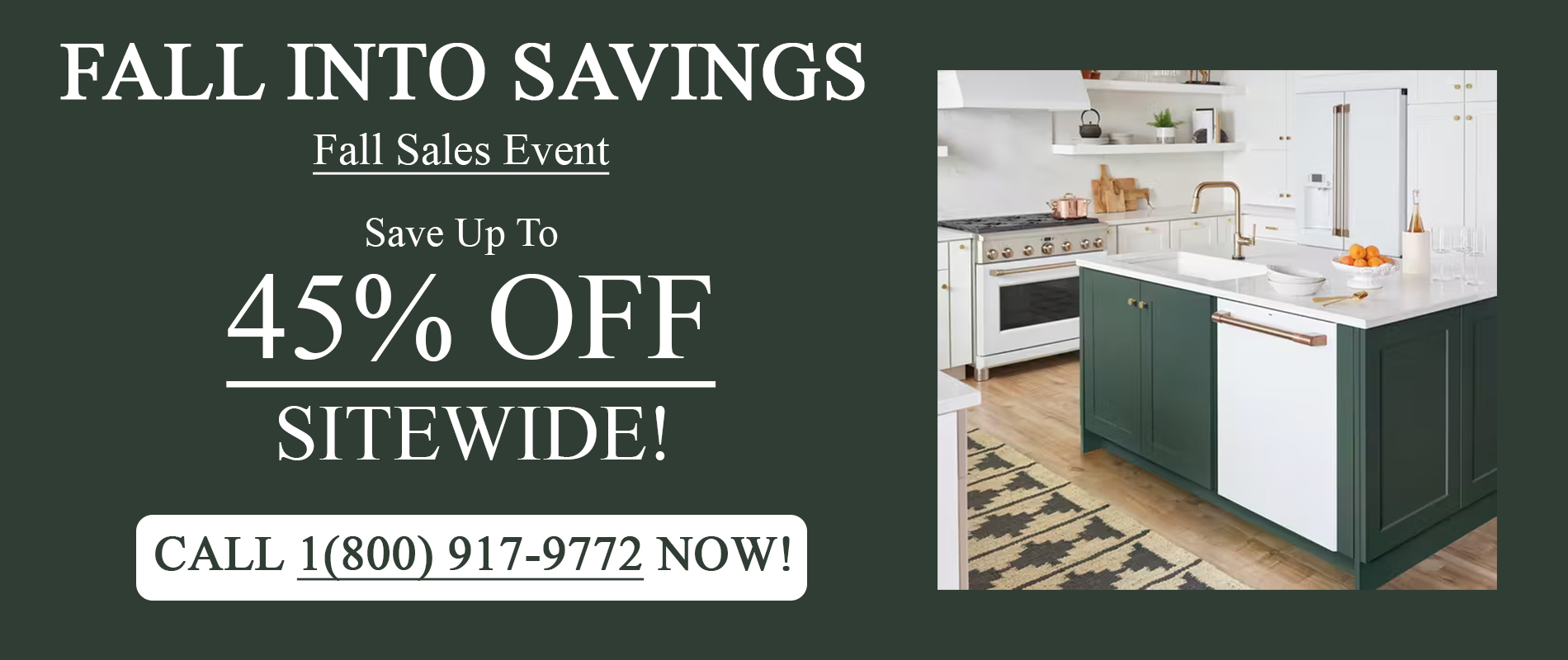 Fall into the Savings! Enjoy up to 45% off!